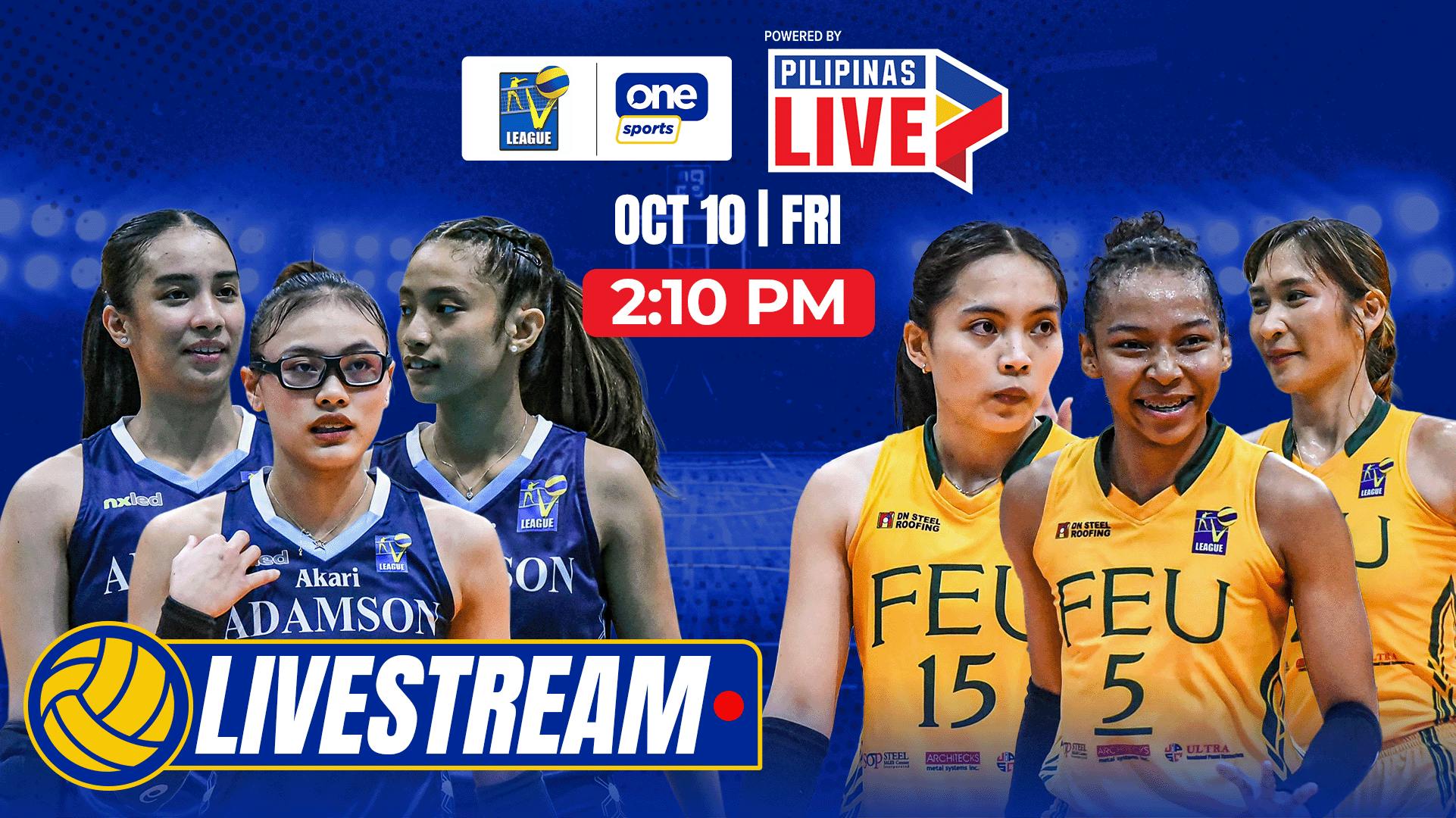 LIVESTREAM | Adamson vs FEU | Women